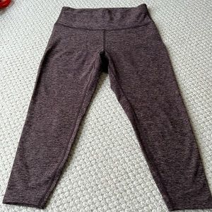 Peloton Heather brown capri leggings size Small